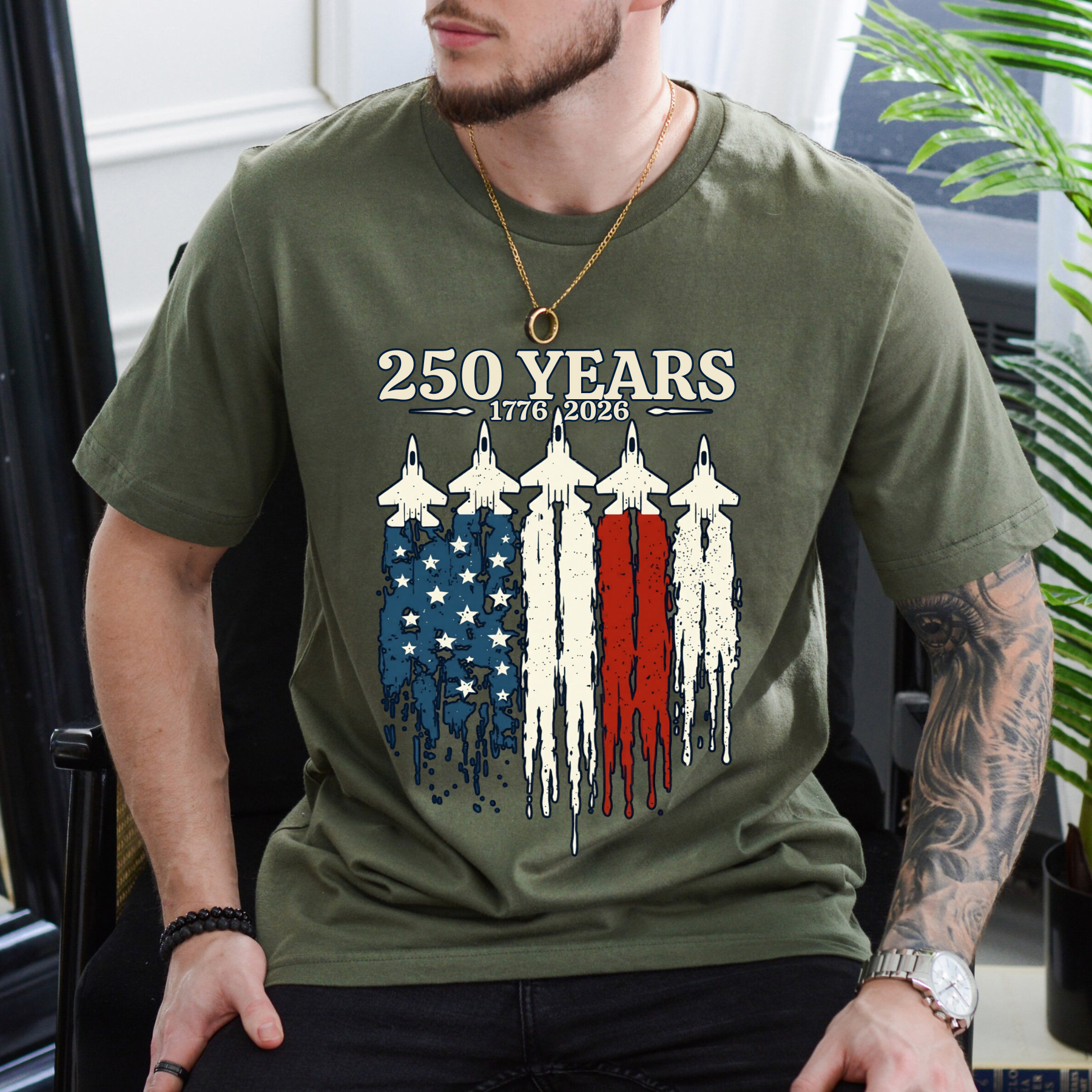 1776–2026 USA 250th Anniversary T-Shirt