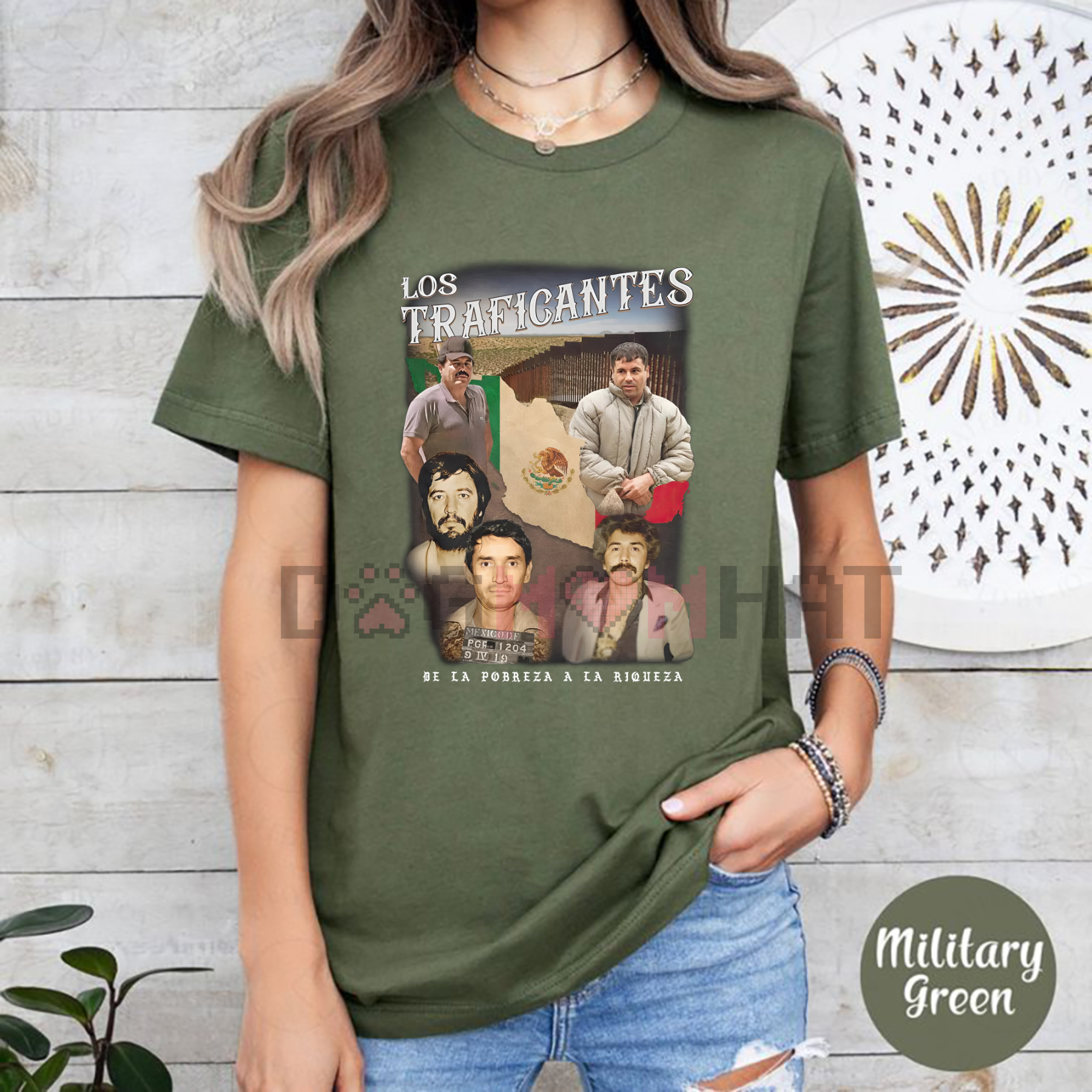 "Los Traficantes" T-Shirt – Edgy Humor Graphic Tee, Bold Statement Apparel, Unisex Streetwear