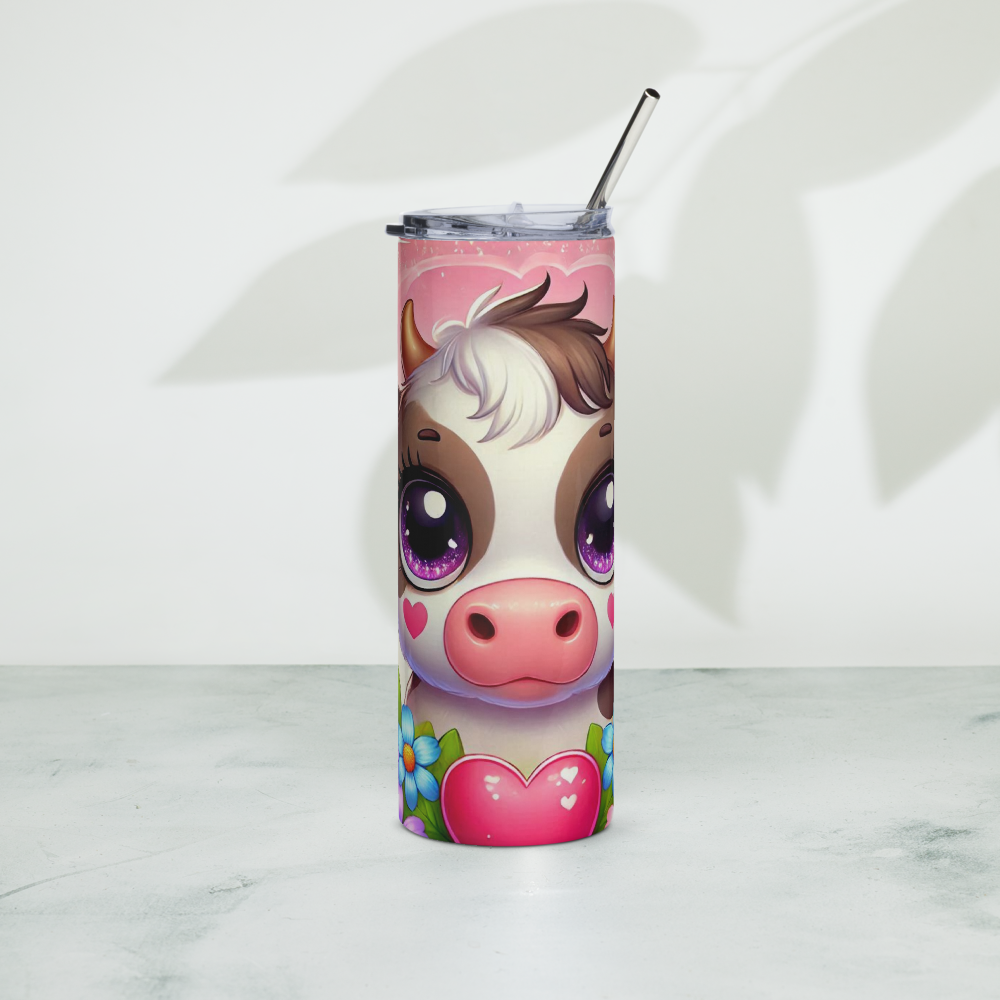 Calf With Heart Tumbler