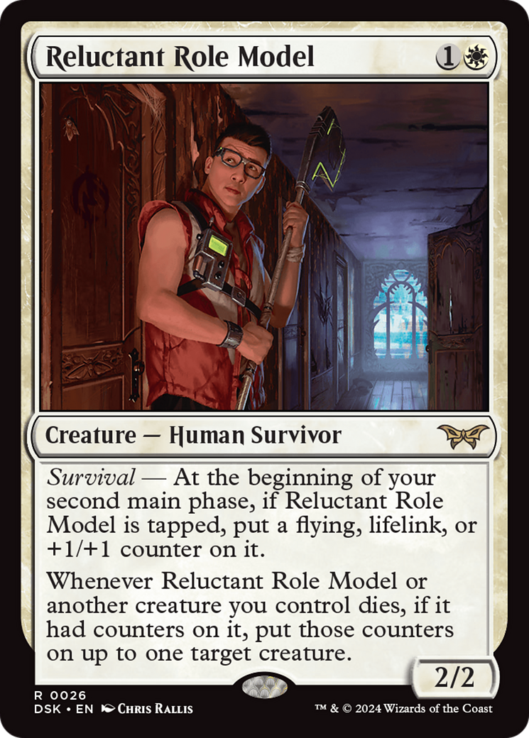 Reluctant Role Model (DSK-026) - Duskmourn: House of Horror Foil