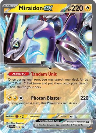 Miraidon ex 028 - SV Scarlet & Violet Promo Cards Holofoil