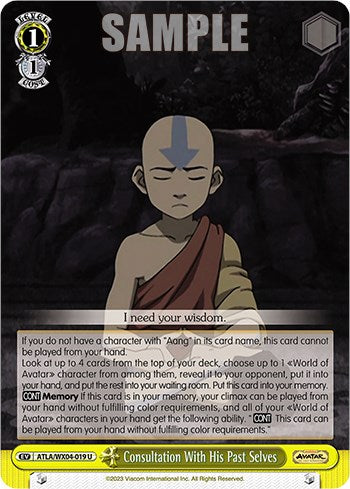 Aang: Consulting His Past Selves (ATLA/WX04-019 U) - Avatar: The Last Airbender