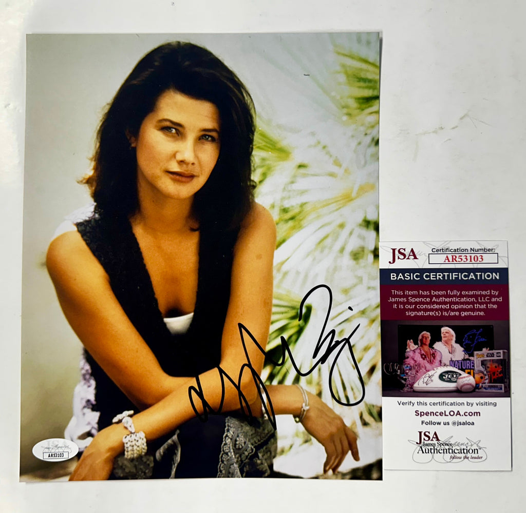 Daphne Zuniga Signed Victoria Davis One Tree Hill 8x10 Photo With JSA COA