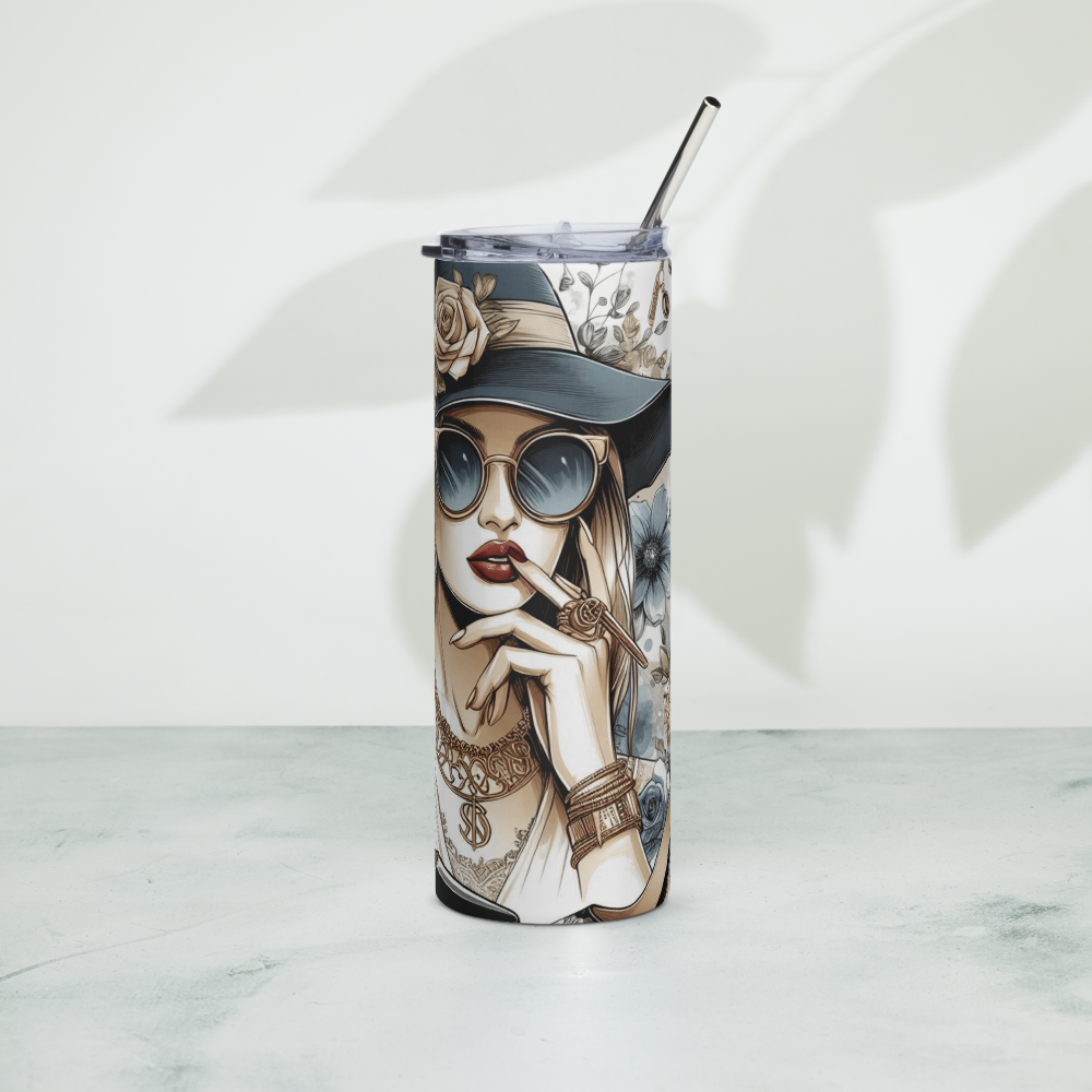 Vintage Elegant Woman Tumbler