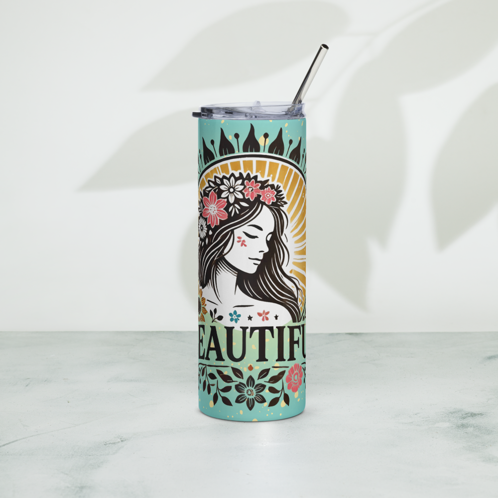 Woman, Beautiful Statement Tumbler