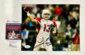 Kurt Warner Signed NFL  Arizona Cardinals QB Passing 8x10 Photo With JSA COA