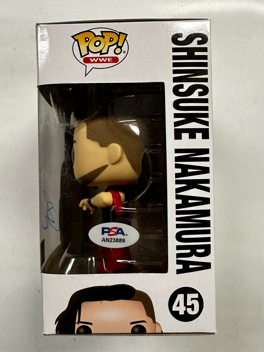 Shinsuke Nakamura Signed WWE Japanese Wrestling Funko Pop! #45 Vaulted PSA/DNA COA
