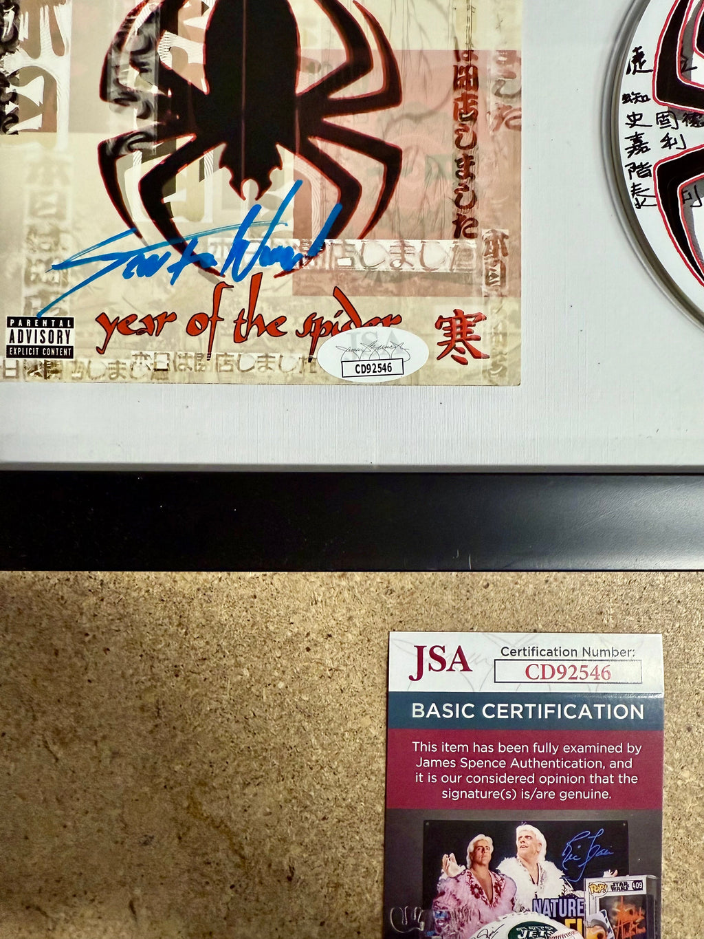 Lead Singer Scooter Ward Of Band Cold Signed “Year Of The Spider” (2003) CD Booklet With JSA COA