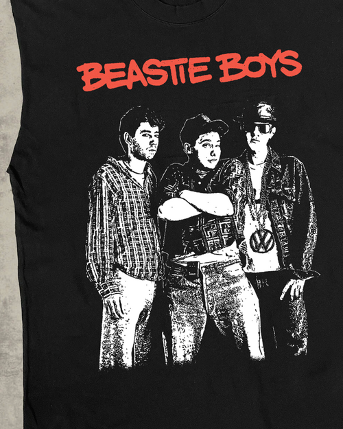 98 Beastie Boys Cut-Off Black Shirt