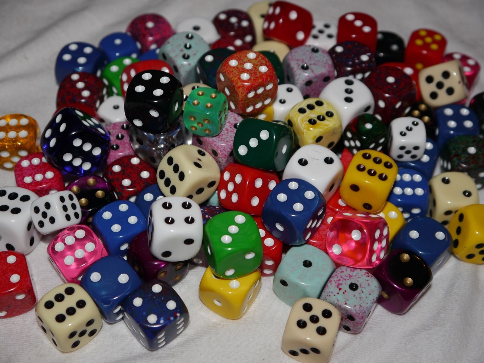 Random d6 Gaming RPG Yahtzee Dice Multi Colors Sizes Quality