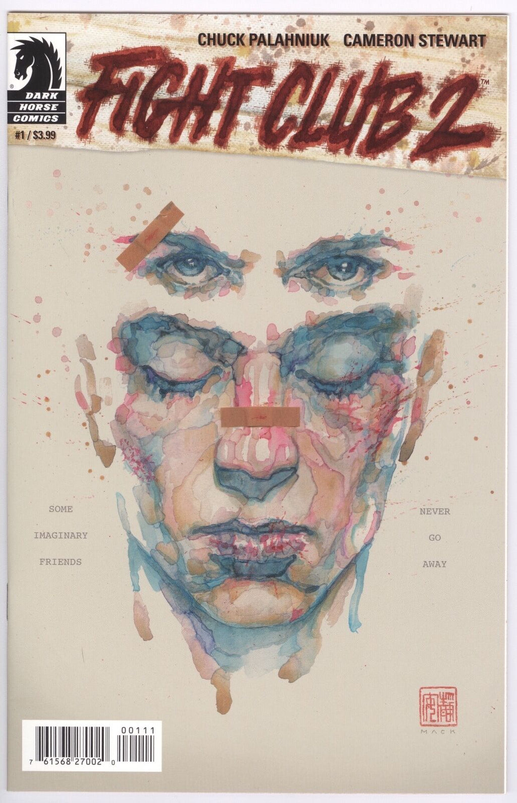 Dark Horse Fight Club 2 #1 #2 #3 David Mack Cover Tyler Durden First Print
