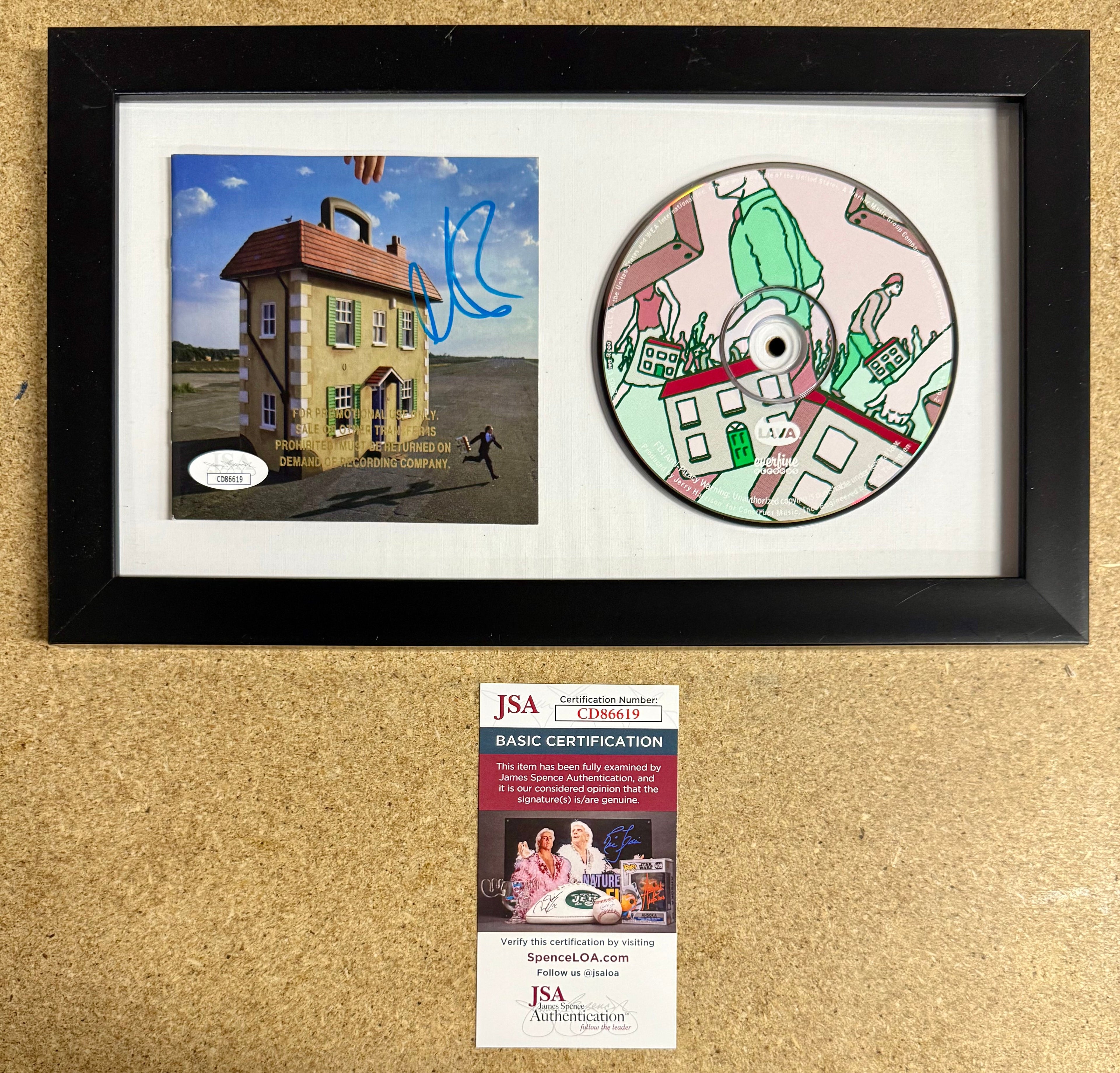 Marc Roberge Signed O.A.R. “Stories Of A Stranger” (2005) Framed CD With JSA COA
