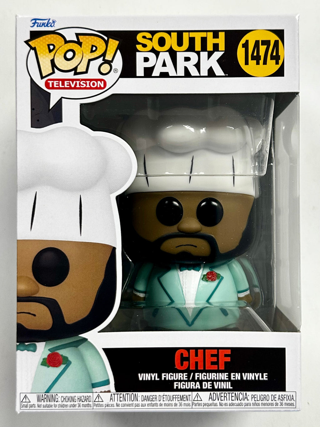 Funko Pop! Animation Jerome Nigel McElroy AKA Chef In Suit #1474 South Park 2024