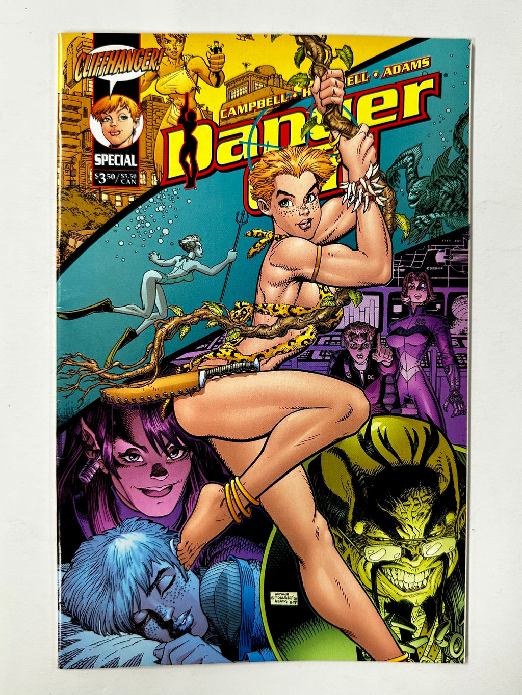 Danger Girl Special #1 J Scott Campbell Flip Book Image Comics Cliffhanger