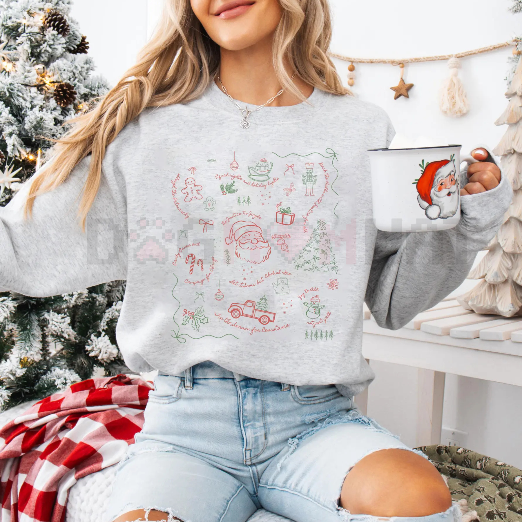 Feminist Coquette Protest Crewneck