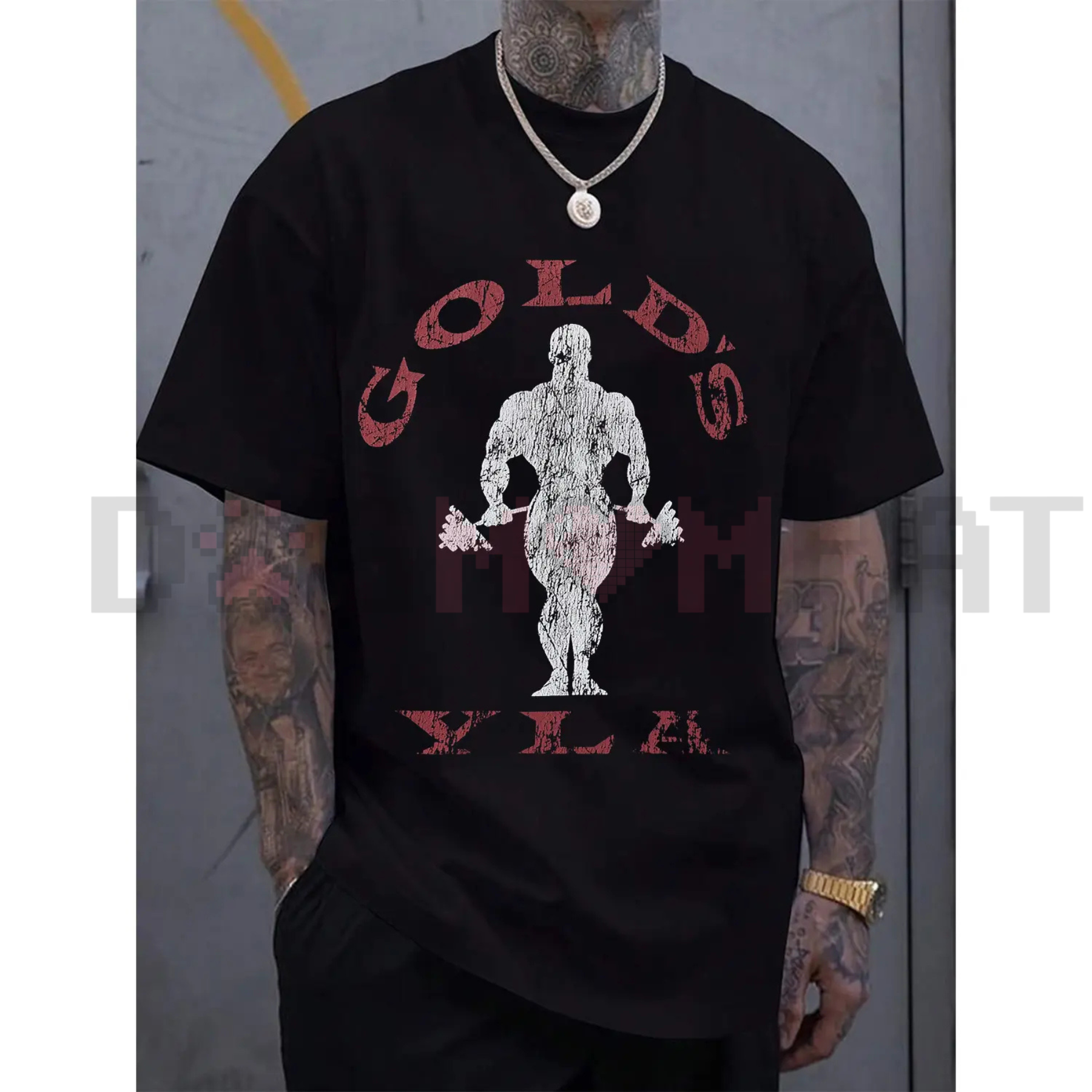 Vintage Gold’s Gym Distressed T-Shirt