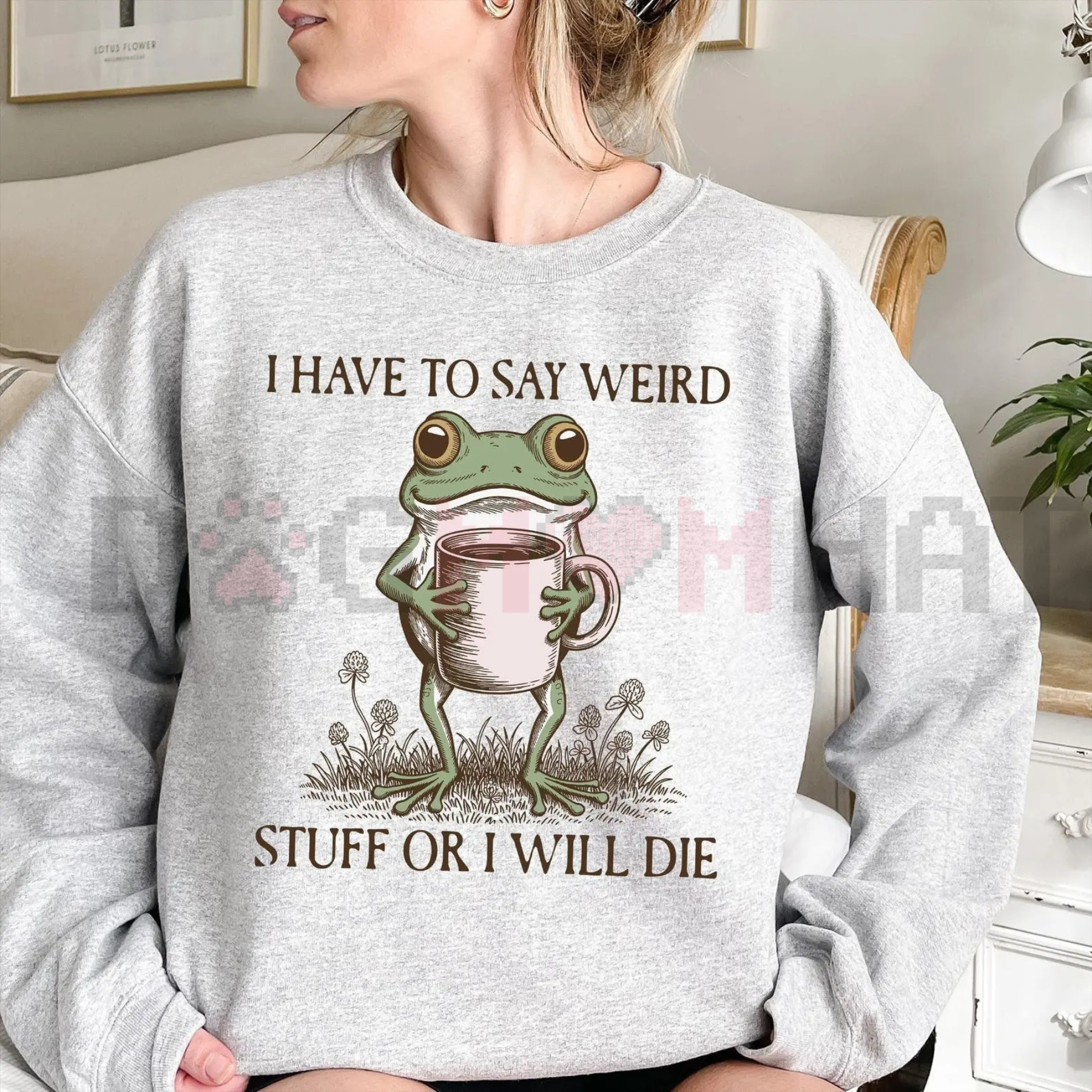 Funny Frog Sweatshirt
