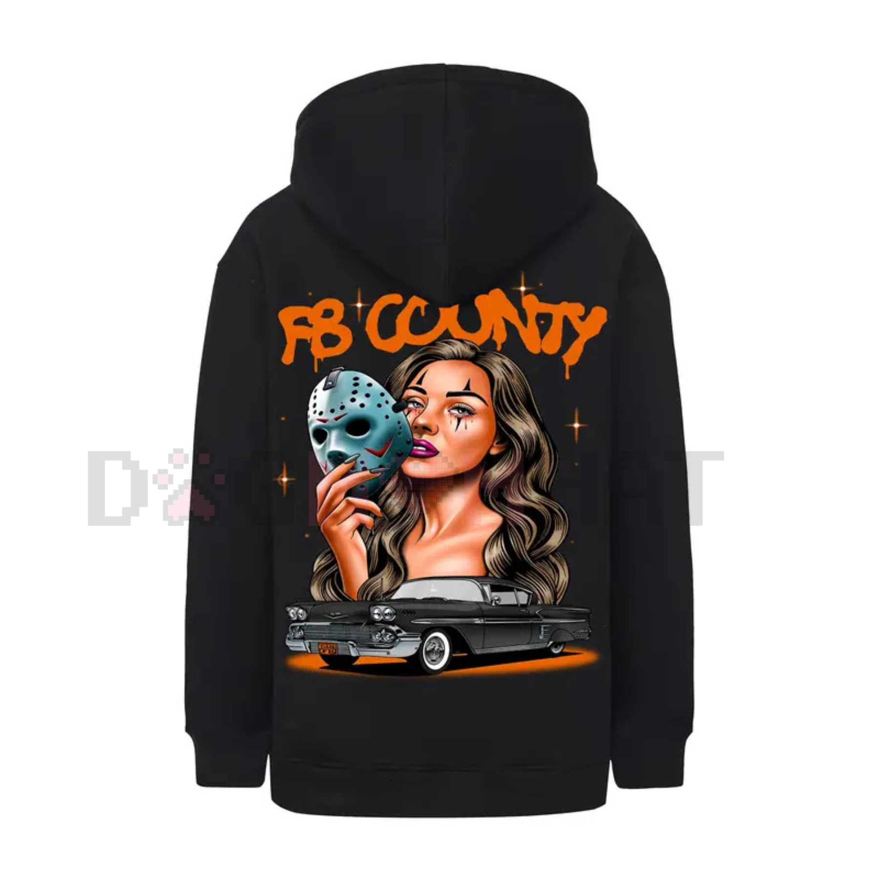 FB County Heavyweight Oversized Halloween Graphic Hoodie
