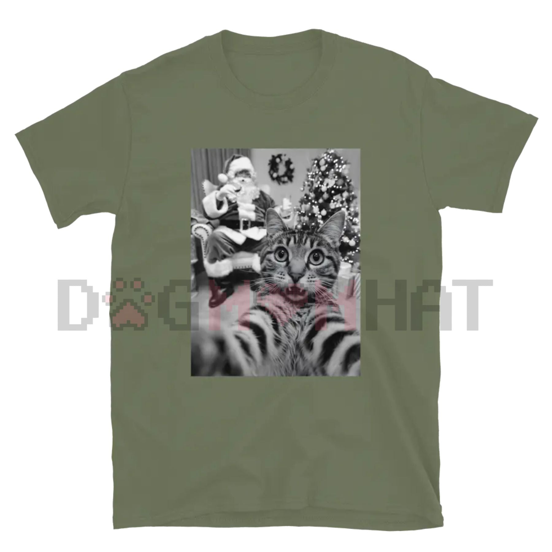 Claws and Claus Unisex T-Shirt – Funny Holiday Pun & Edgy Christmas Graphic Tee