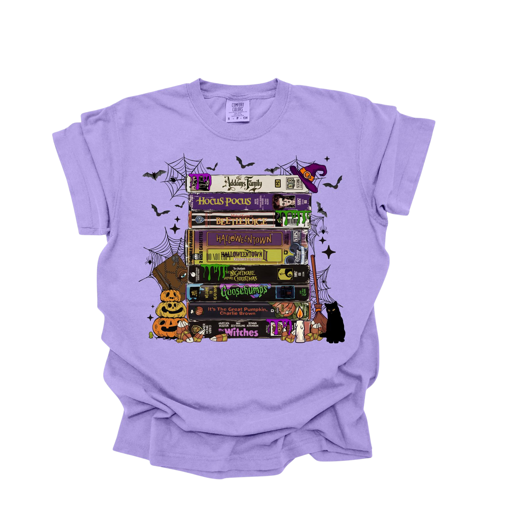 Vintage VHS Tape T-Shirt – Retro Comfort Colors Tee for 90s Movie Lovers & Nostalgia Fans