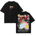 Devil Fruit One Piece Washed Tee Collection – Oversized Anime Graphic Shirt