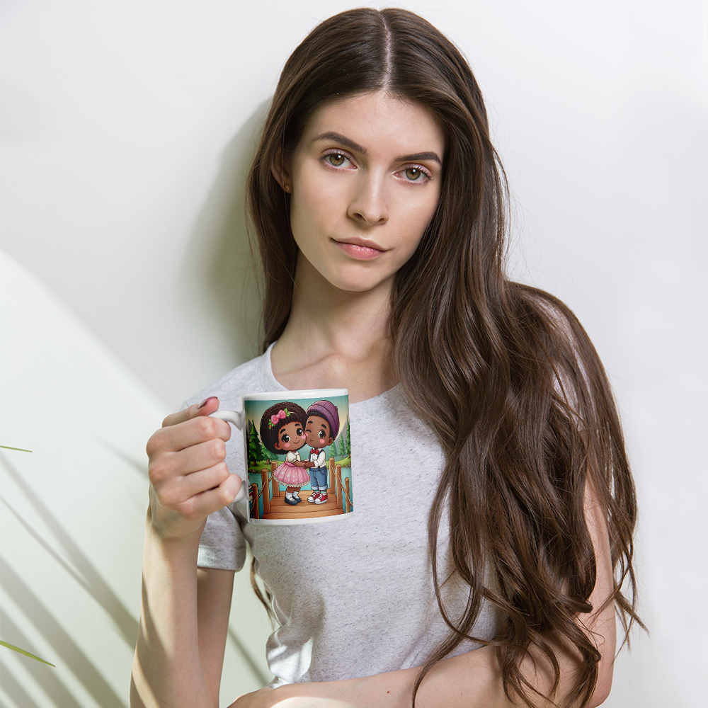 Couple On Dock - 11oz White Mug
