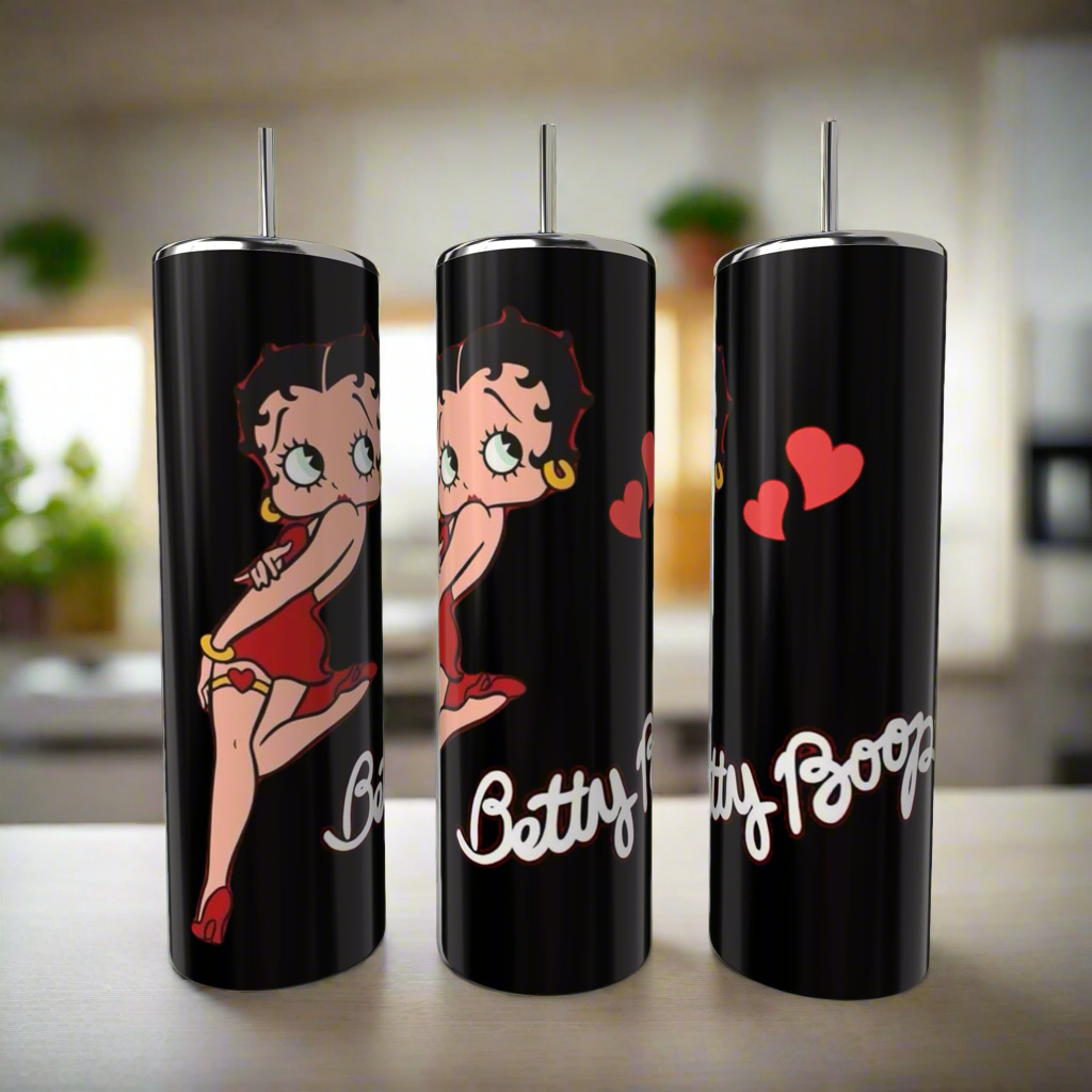 Red Heart | Betty B | 20oz Skinny Tumbler