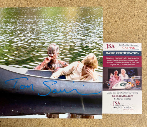 Actor Make Up Artist Tom Savini Signed Friday The 13th 8X10 Photo With JSA COA