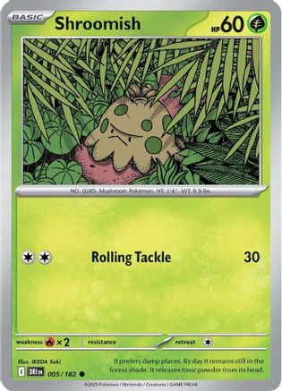 Shroomish 005 - SV10 Destined Rivals