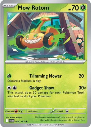 Mow Rotom 009 - SV10 Destined Rivals - Reverse Holofoil
