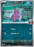 Team Rocket's Nidoran M 117 - SV10 Destined Rivals Reverse Holofoil