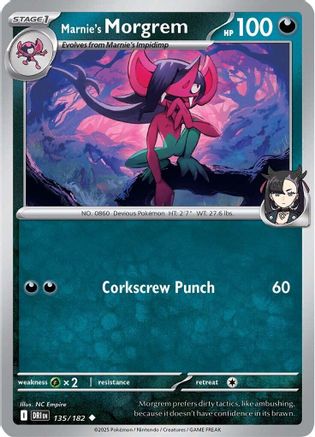 Marnie's Morgrem 135 - SV10 Destined Rivals