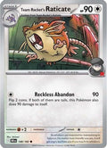 Team Rocket's Raticate 148/182 - SV10 Destined Rivals Reverse Holofoil