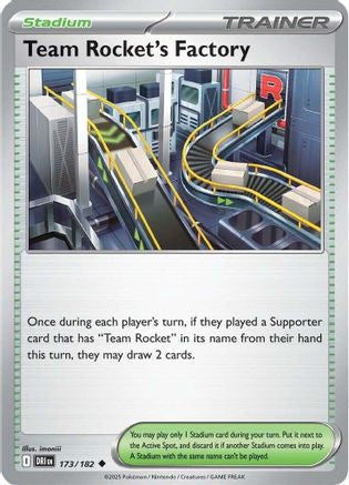Team Rocket's Factory 173 - SV10 Destined Rivals Reverse Holofoil