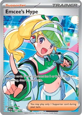 Emcee's Hype 220/182 - SV10 Destined Rivals Holofoil