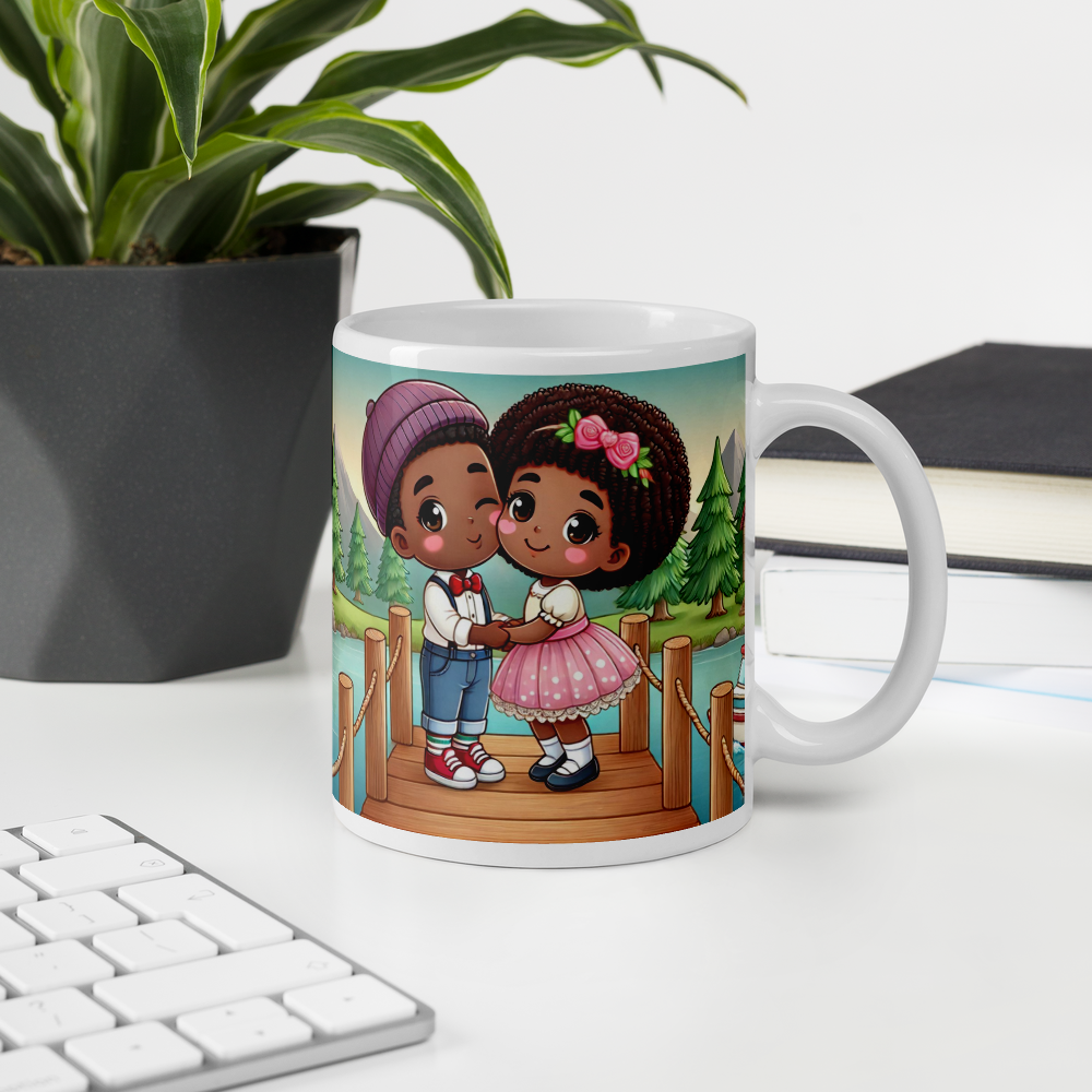 Couple On Dock - 11oz White Mug