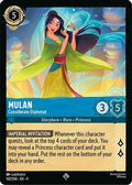 Mulan - Considerate Diplomat (142/204) - Fabled Cold Foil