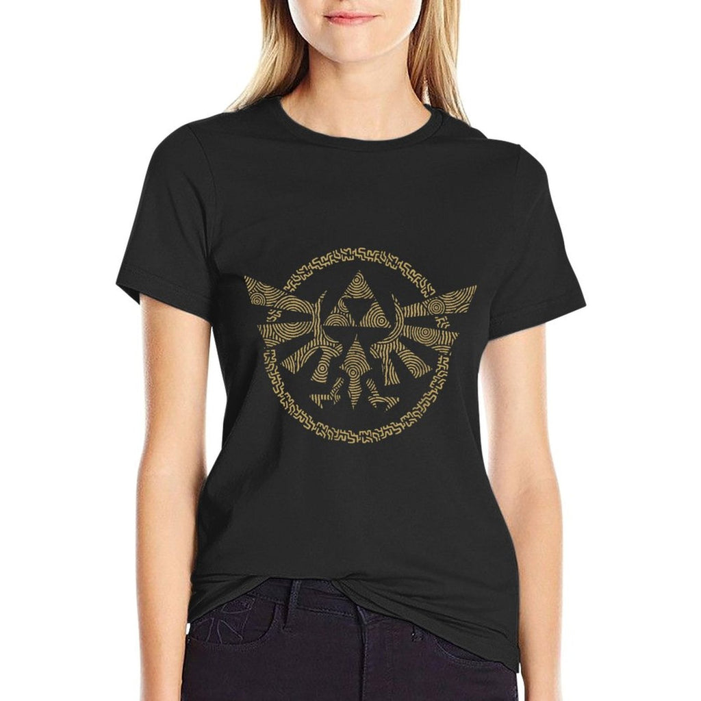 The Legend of Zelda Tears Of The Kingdom Hyrule Badge T-Shirt