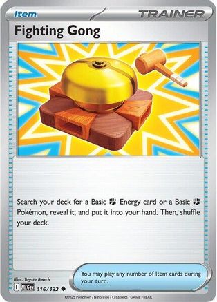 Fighting Gong 116/132 - ME01 Mega Evolution Reverse Holofoil