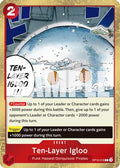 Ten-Layer Igloo (Pirate Foil) (OP10-018) - Premium Booster -The Best- Vol. 2 Foil