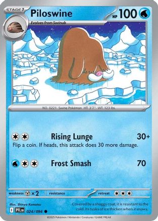 Piloswine 024 - ME02 Phantasmal Flames