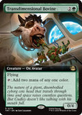 Transdimensional Bovine (Extended Art) (TMT-274) - Teenage Mutant Ninja Turtles Foil