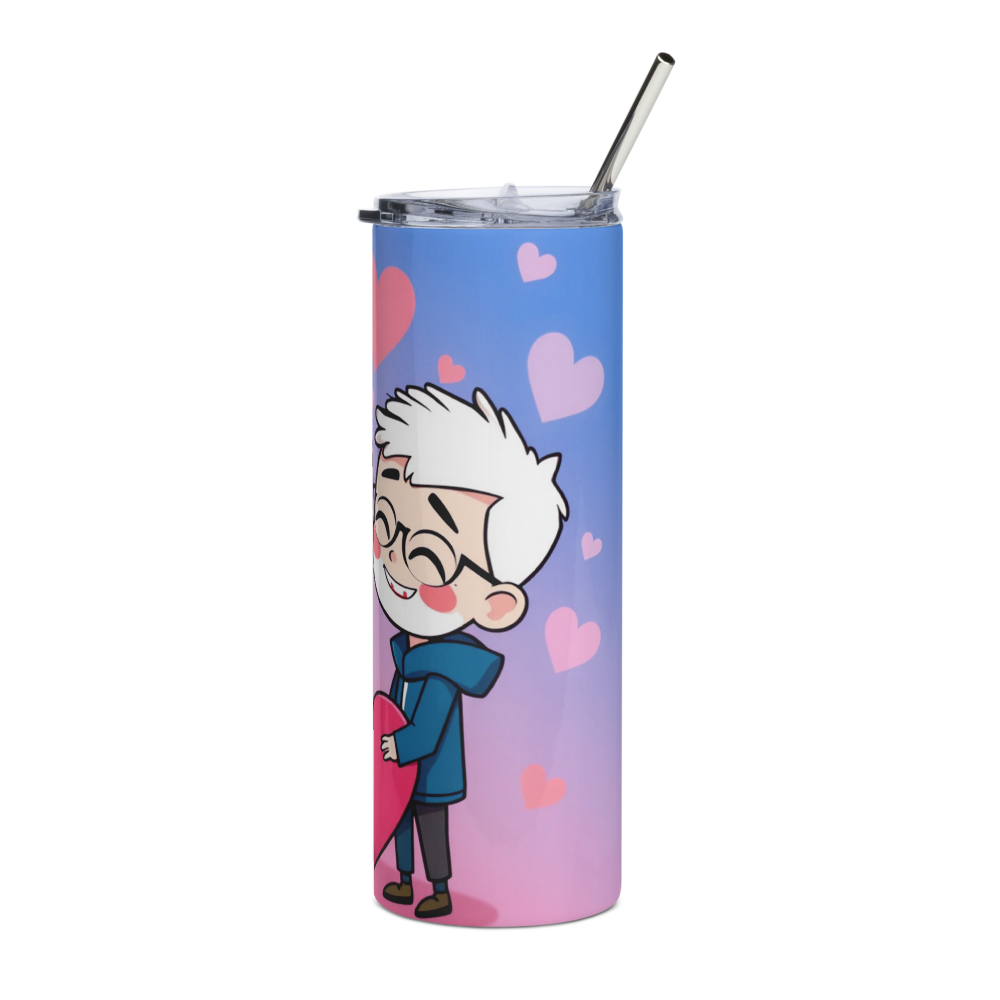 Valentine Couple Metal Tumbler