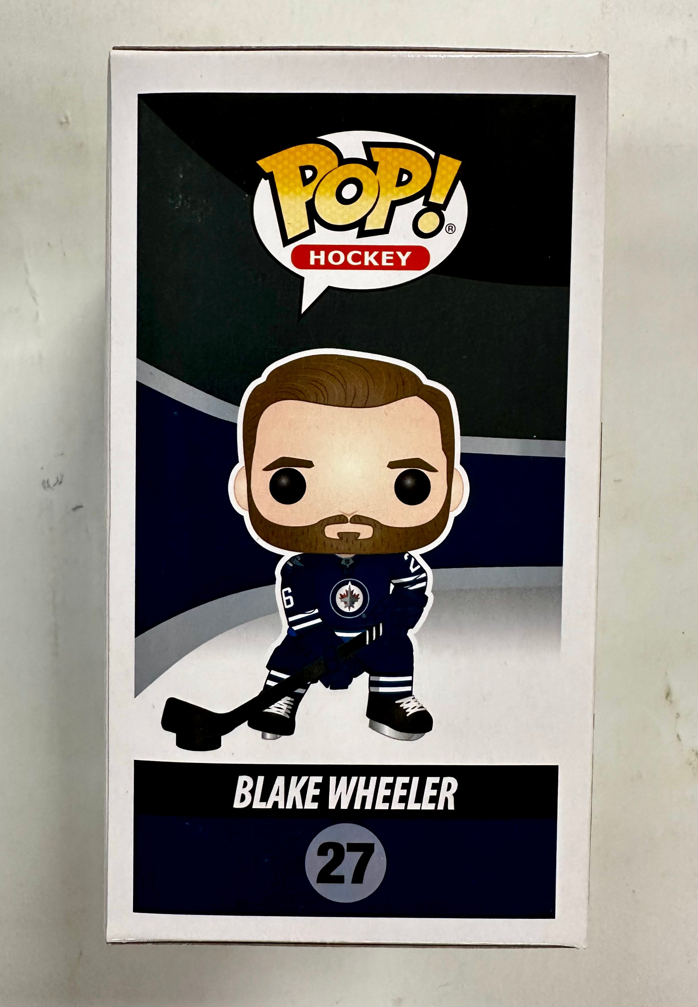 Blake Wheeler Signed NHL Winnipeg Jets Funko Pop! #27 With Exclusive JSA COA