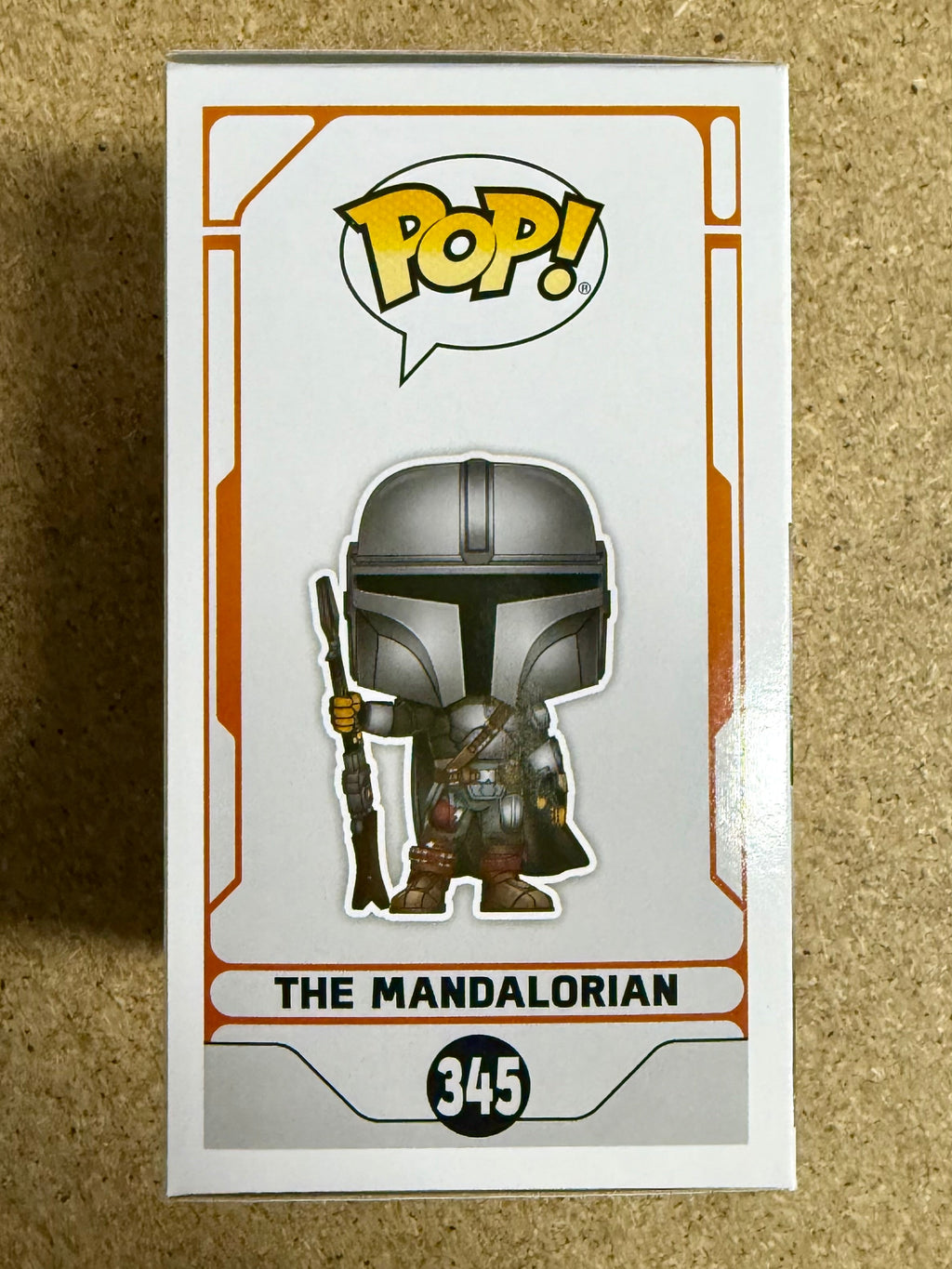 Brendan Wayne Signed Mandalorian Star Wars Exclusive Funko Pop #345 With JSA COA