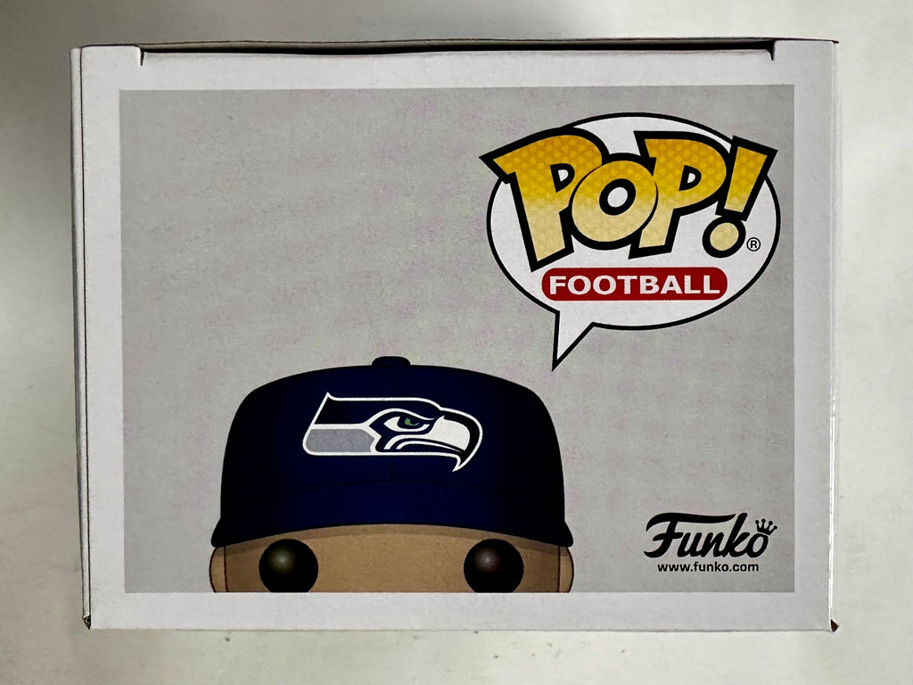Russell Wilson Signed NFL Seattle Seahawks Funko Pop! #57 Steelers 2023 With JSA COA