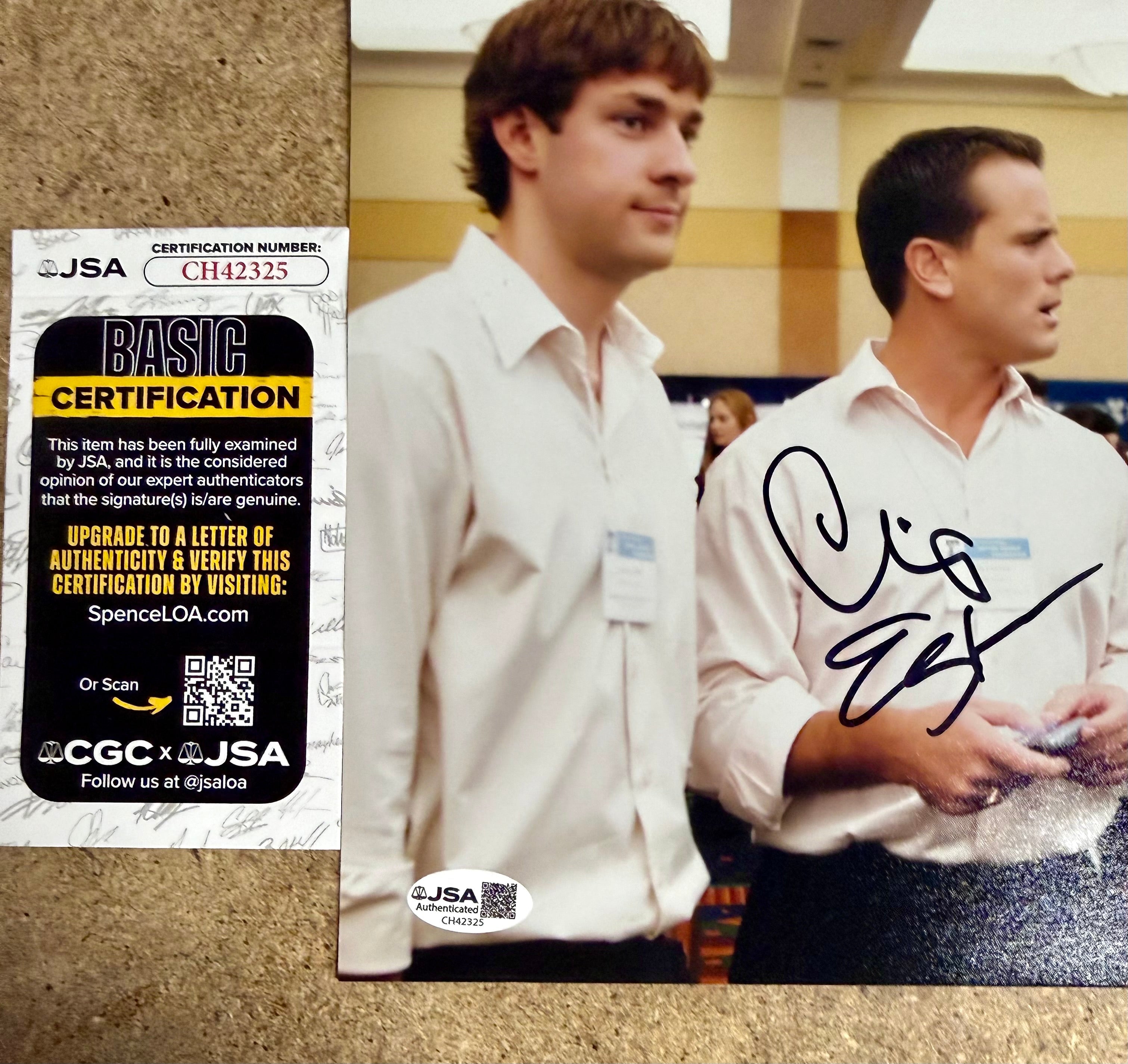 Charles “Chip” Esten Signed Josh Porter The Office 8x10 Photo With JSA COA