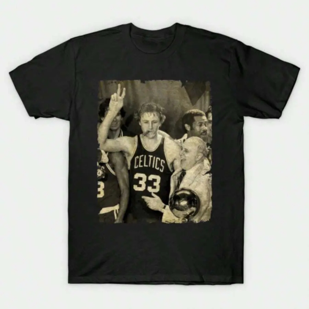 Larry Bird Retro 90s Graphic T-Shirt