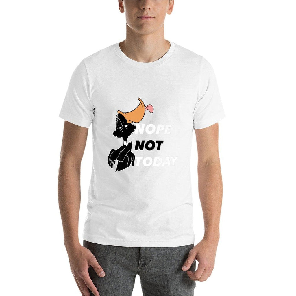 Looney Tunes Daffy Duck Nope Not Today Premium  Trendy Pattern T-Shirt