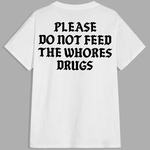 "Please Do Not Feed" Funny Graphic Tee - Sarcastic Zoo & Animal Humor Shirt